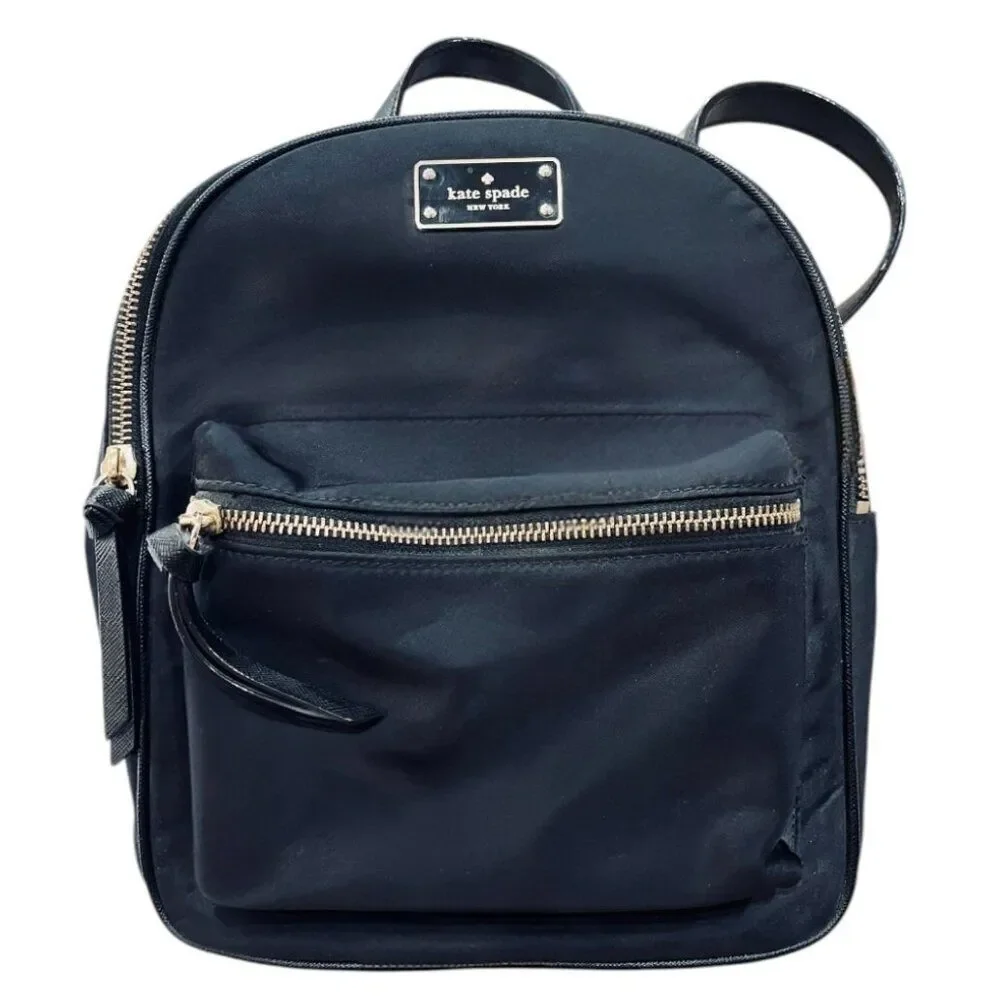 dark blue leather kate spade backpack nwot Chelsea Medium Nylon Colorblock Blazer Balilene and of course have a ton of space. Kate Spade Black Backpack NWOT